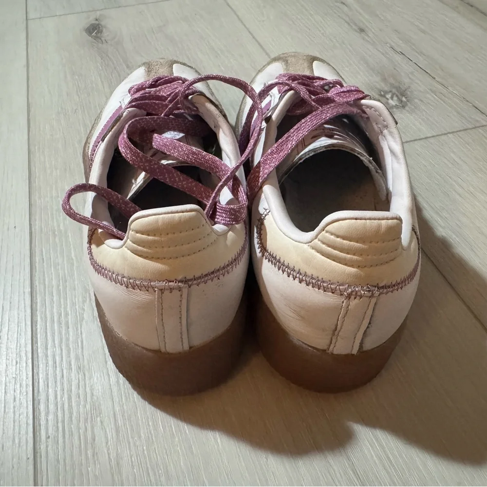 Mauve Thick-Soled Sambas - Picture 3 of 5